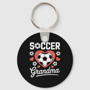 Soccer Grandma Loud Proud Dedicated Soccer Players Key Ring