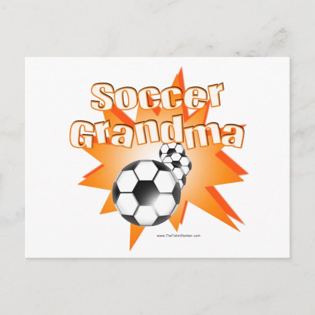 Soccer Grandma Postcard (Front)