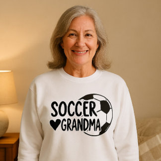 Soccer Grandma Shirt – Cute Heart & Ball Design 