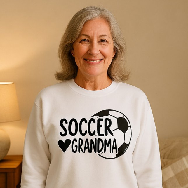 Soccer Grandma Shirt – Cute Heart & Ball Design  (Creator Uploaded)