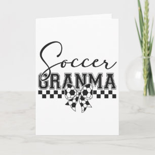Soccer Grandma Soccer Grandmother Game Day Mother' Card