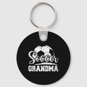 Soccer Grandma Soccer Player Game Day Mother's Day Key Ring