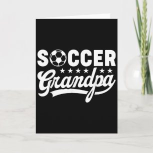Soccer Grandpa Funny Sports Papa Vintage Humour  Card