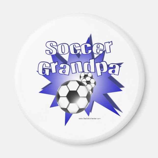 Soccer Grandpa Magnet (Front)