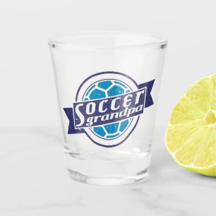 Soccer Grandpa Shot Glass