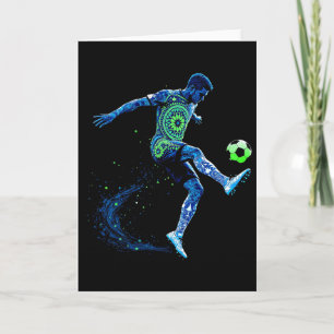 Soccer Grandpa Soccer Player Game Day Father's Day Card