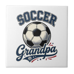 Soccer Grandpa Vintage Engraving Shirt Design_1 Tile