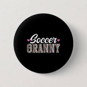 Soccer Granny Of A Soccer Player Granny Grandma Le 6 Cm Round Badge