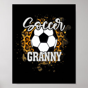 Soccer Granny Vintage Soccer Family Matching T Shi Poster