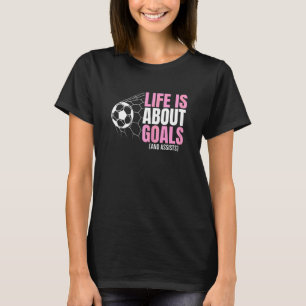 Soccer Graphic Women And Girls Soccer Player T-Shirt