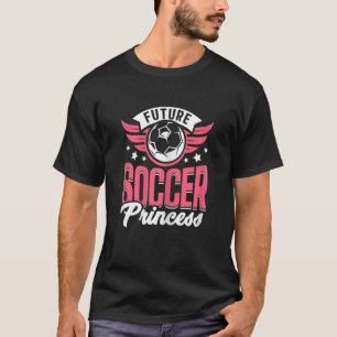 Soccer Graphic Women Girls Kids Soccer Player 2 T-Shirt