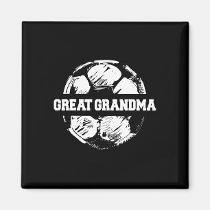 Soccer Great Grandma Soccer Ll Split Funny Soccer Magnet