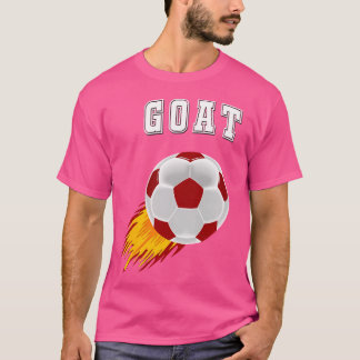Soccer Greatest Of All Time Ftbol Goat Football Sp T-Shirt