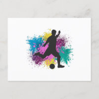 Soccer Grungy Colour Splashes
