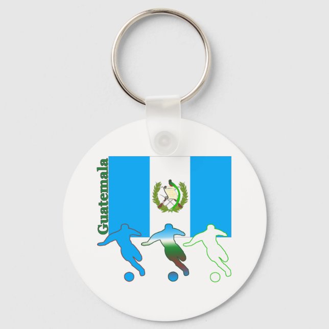 Soccer Guatemala Key Ring (Front)