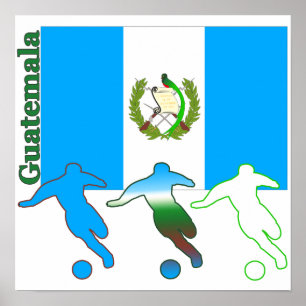 Soccer Guatemala Poster