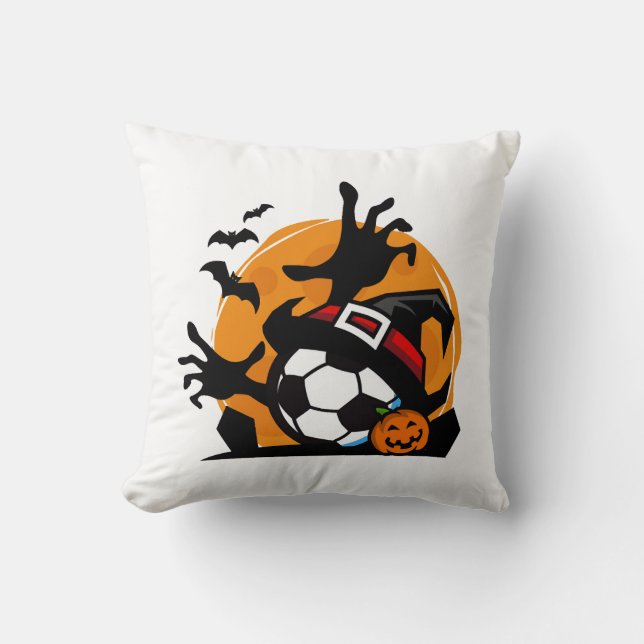 Soccer Halloween Night Cushion (Front)