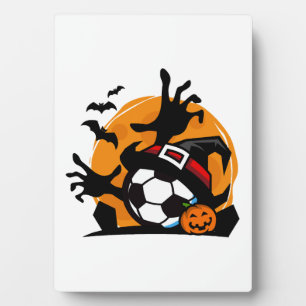 Soccer Halloween Night  Plaque