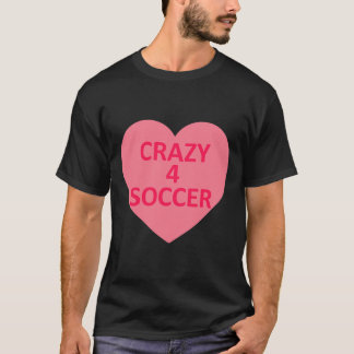 Soccer - Heart Love Valentines Day Personalised Ca T-Shirt