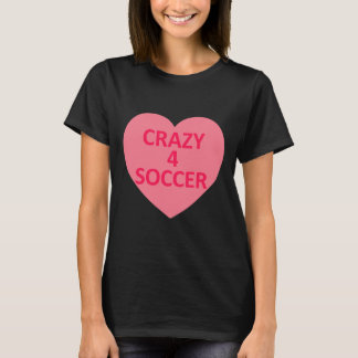 Soccer - Heart Love Valentines Day Personalised Ca T-Shirt