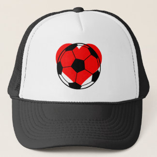 Soccer Heart Trucker Hat