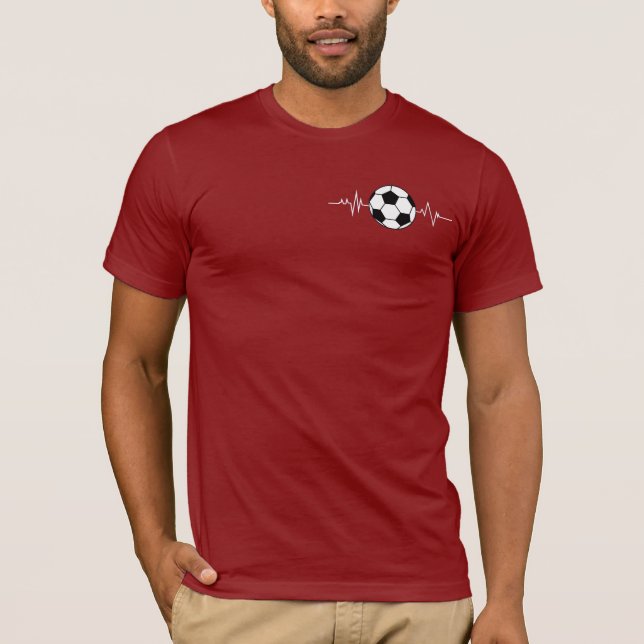 Soccer Heartbeat T-Shirt (Front)