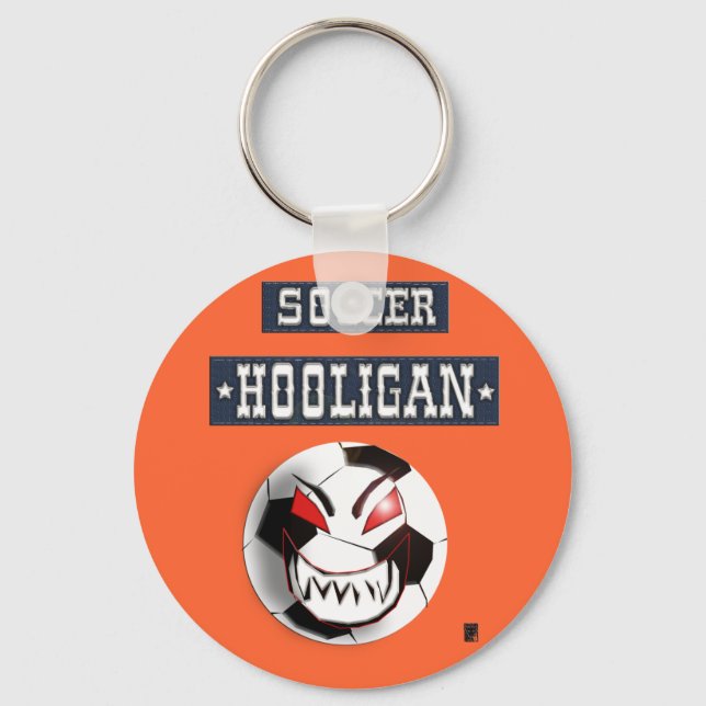 soccer hooligan key ring (Front)