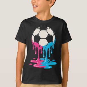 Soccer Ice Cream Drip Boys Youth Players Fan Socce T-Shirt