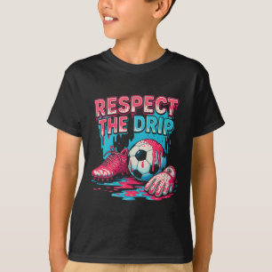 Soccer Ice Cream Sprinkles Theme Youth Respect The T-Shirt
