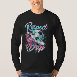Soccer Ice Cream Sprinkles Theme Youth Respect The T-Shirt