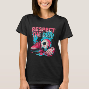 Soccer Ice Cream Sprinkles Theme Youth Respect The T-Shirt