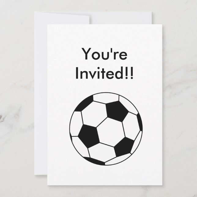 Soccer Invitation (Front)