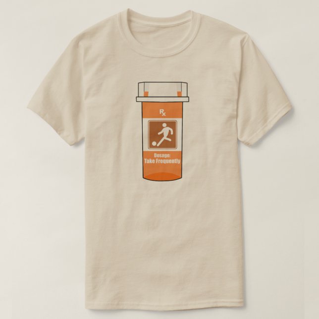 Soccer Is My Drug T-Shirt (Design Front)