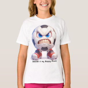 Soccer is my Happy Place Image T-Shirt
