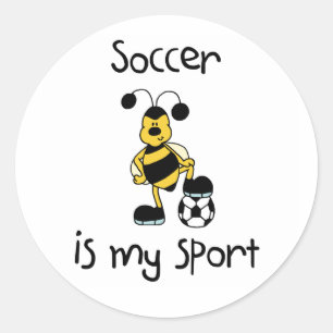 Soccer is My Sport Classic Round Sticker