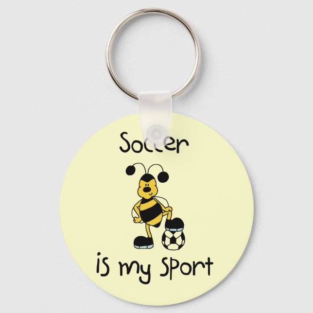Soccer Is My Sport T-shirts and Gifts Key Ring (Front)