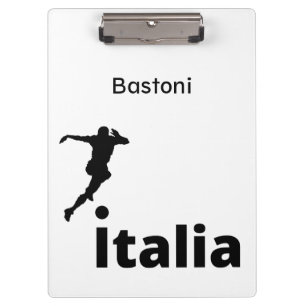 Soccer Italy, customisable Clipboard