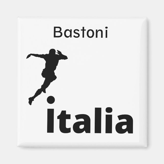 Soccer Italy, customisable  Magnet (Front)