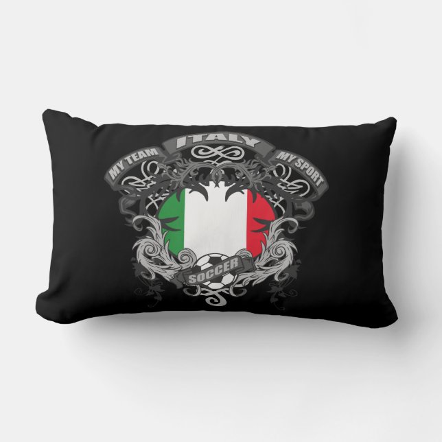 Soccer Italy Lumbar Cushion (Front)