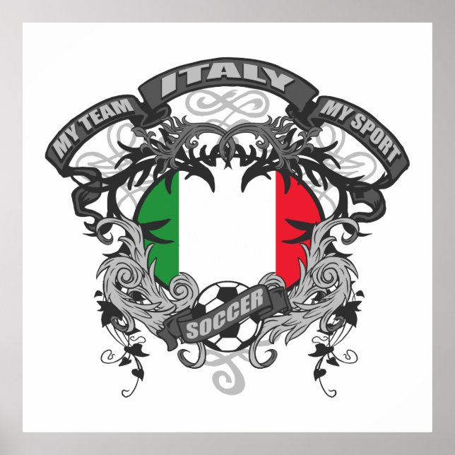 Soccer Italy Poster (Front)