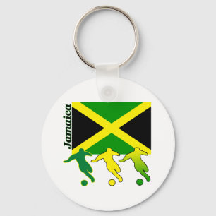 Soccer Jamaica Key Ring