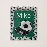 Soccer Jigsaw Puzzle Green<br><div class="desc">Decorative Jigsaw PuzzlePuzzlesSomething for everyone offers customised personalised tapestries especially for you. While you are here already you may want to view other related bathroom items such as, t-shirts, shower curtain liners, soap dispensers, bath mats, bath sets, colourful children’s shower curtains, bath scales, man cave shower curtains, bathroom accessories, soap...</div>
