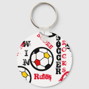 SOCCER KEY RING