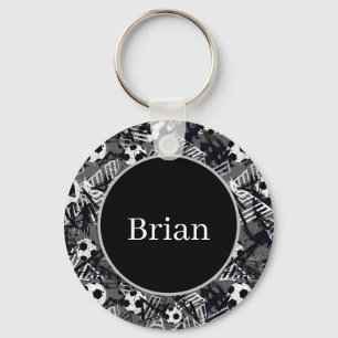 Soccer Key Ring