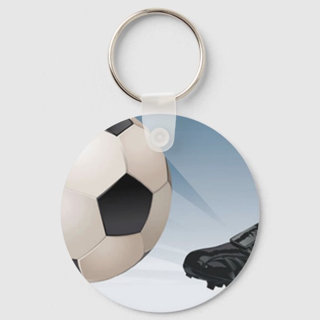 Soccer Kick Key Ring (Front)