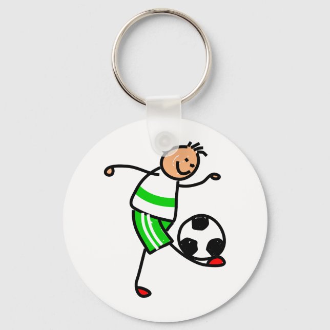Soccer Kid Key Ring (Front)