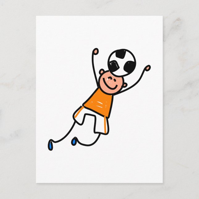 Soccer Kid Postcard (Front)