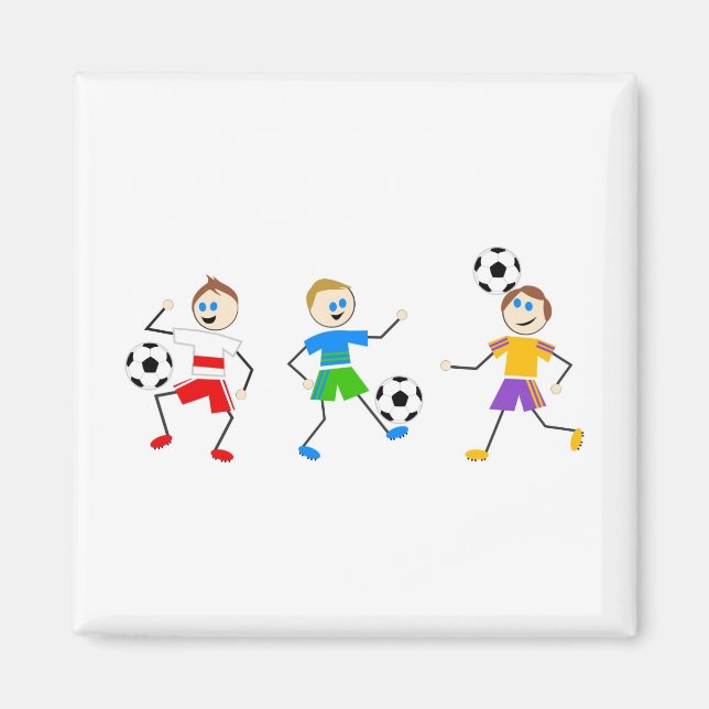Soccer Kids Magnet (Front)