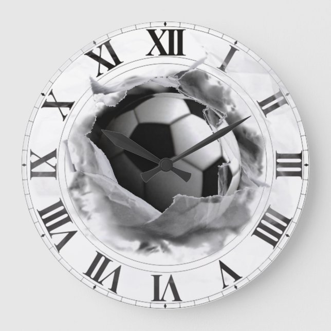Soccer Large Clock (Front)