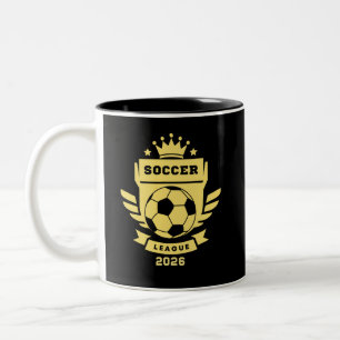 Soccer League 2026 Two-Tone Coffee Mug